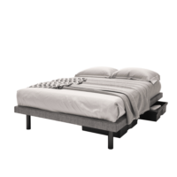 Lit Platforme Beaudoin Reflexx Avec Tiroirs