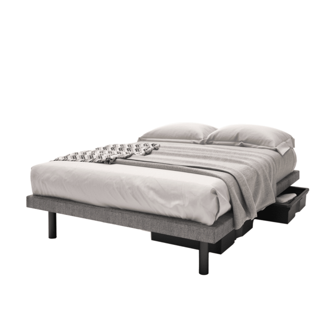 Lit Platforme Beaudoin Reflexx Avec Tiroirs