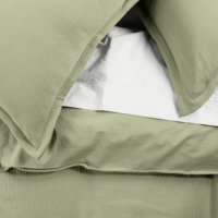 HOUSSE DE COUETTE OXYGENE SOPHIA SAUGE GROS PLAN