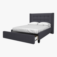 BEAUDOIN LIT FLORIANN TIROIR COZY GREY