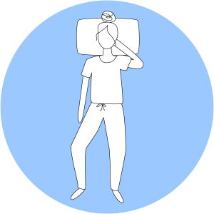 dormeurs sur le dos
