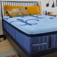 stearns&foster matelas lifestyle chambre jaune