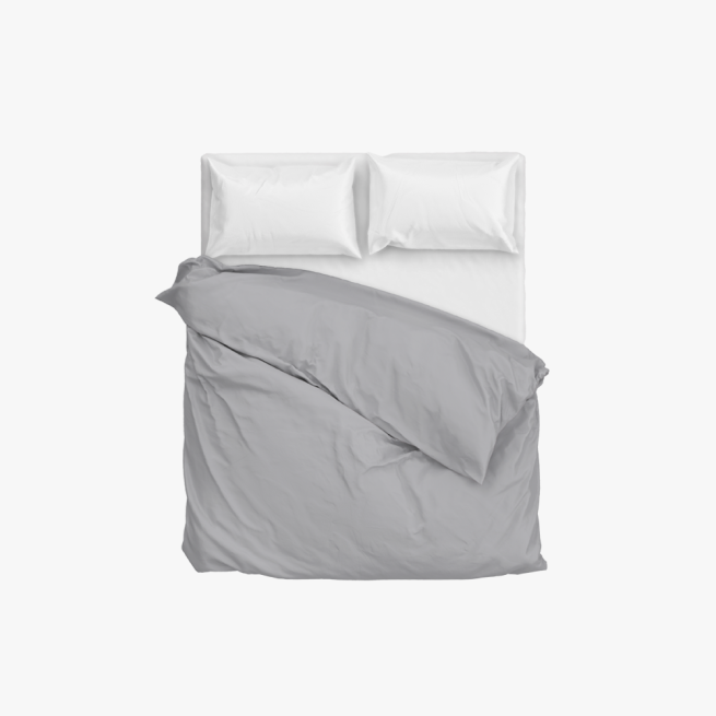 oxygene aura duvet cover cement grey
