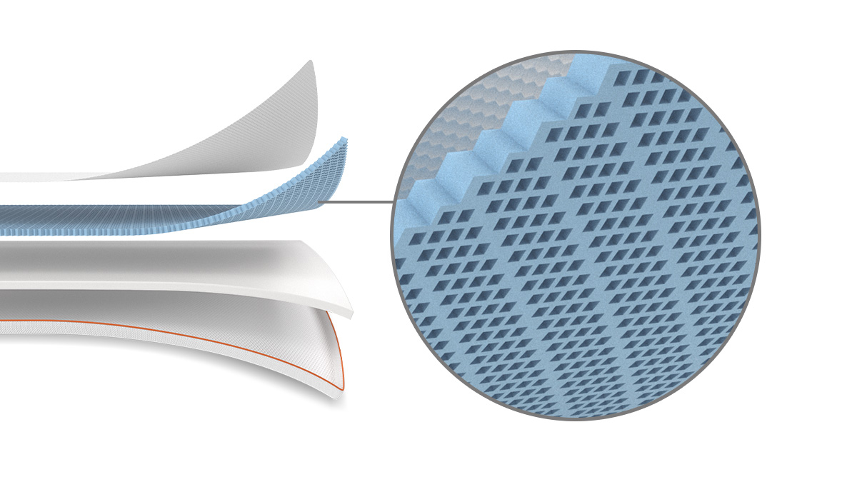 Octacell technology cross-section image